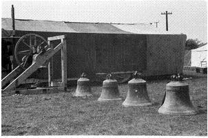  The bells on display at a local show